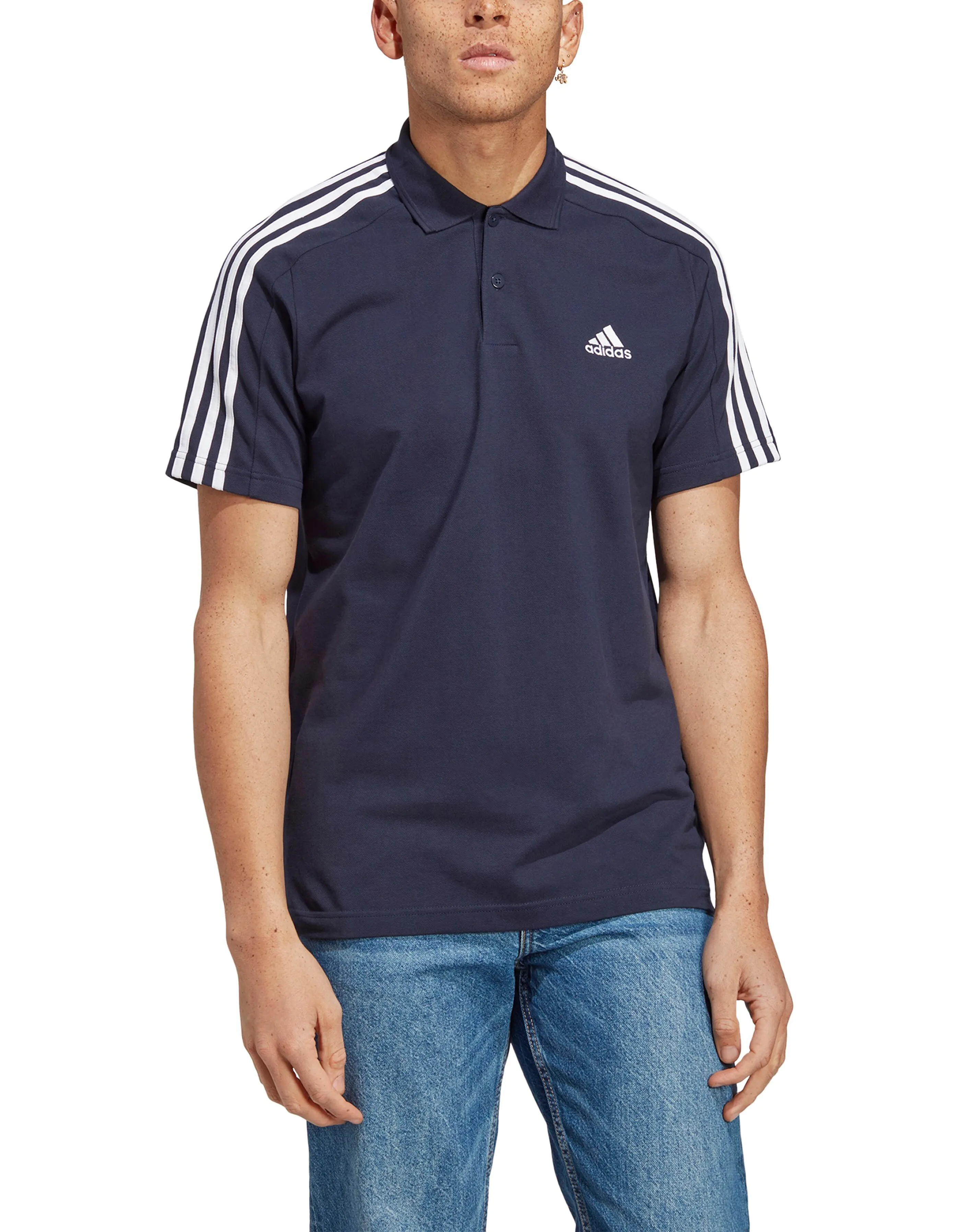adidas 3 Stripes Polo Shirt