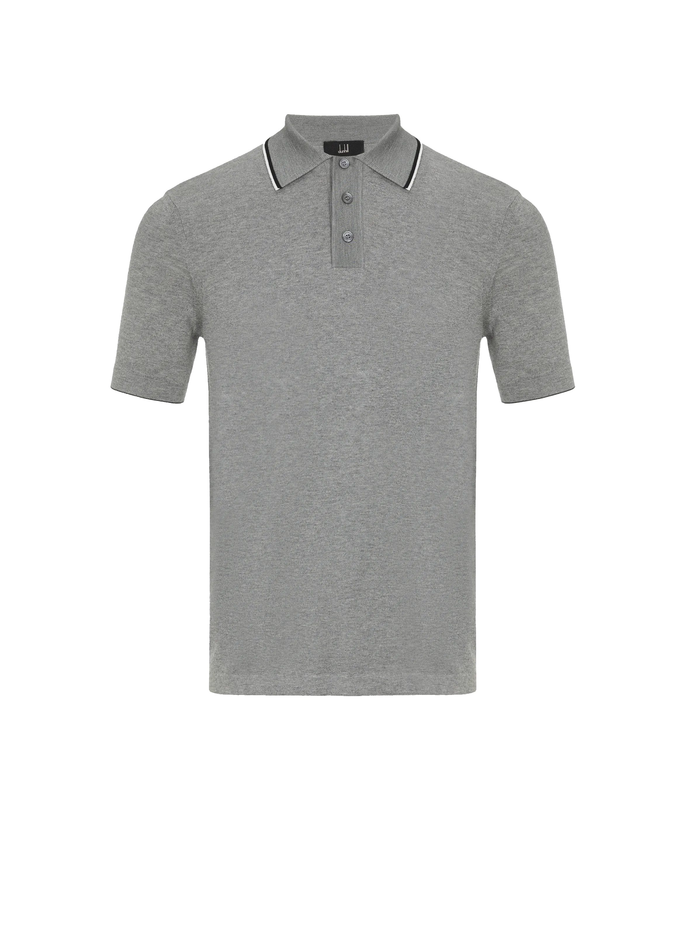 DUNHILL  Cotton polo shirt - Grey