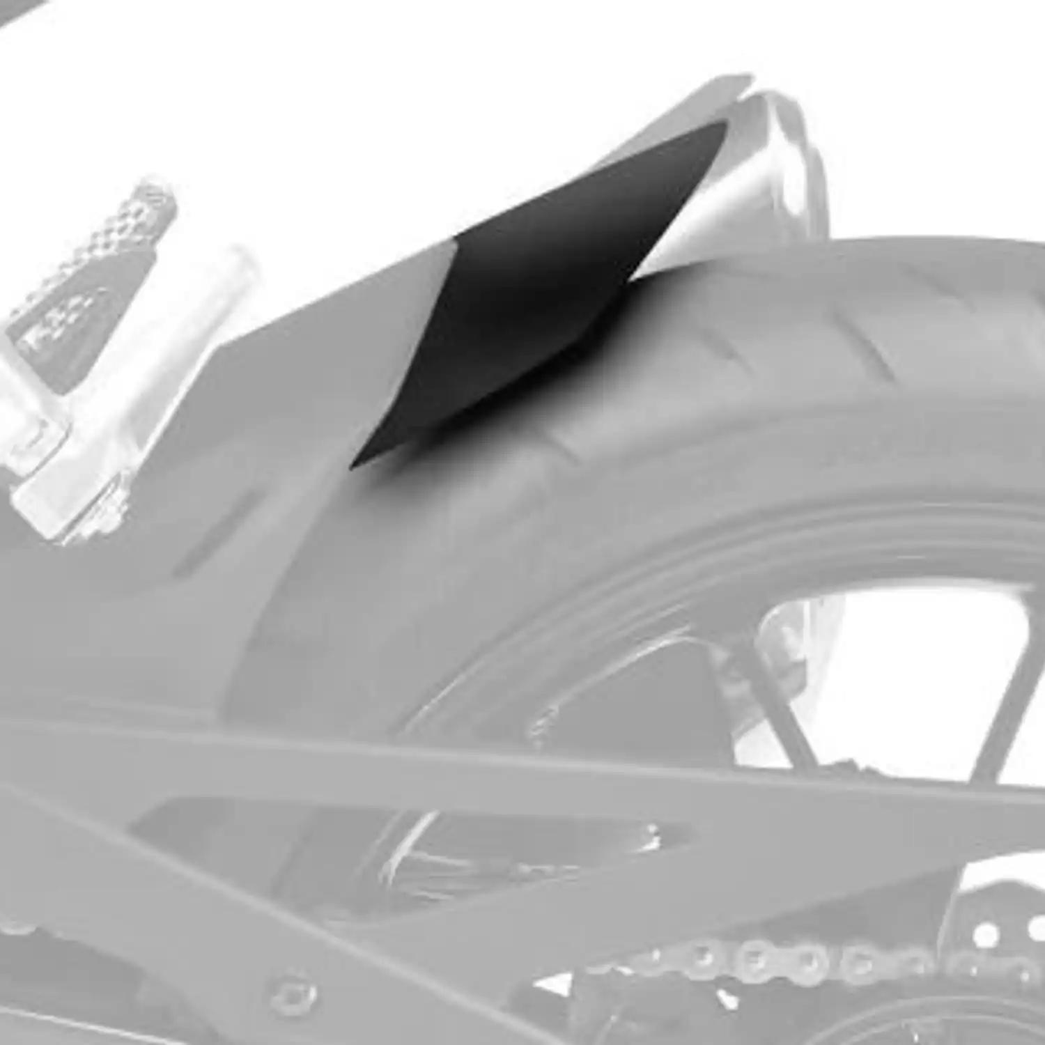 Hugger Extension Matte Black Honda CB125R '18- '24, CB300R '18- '24